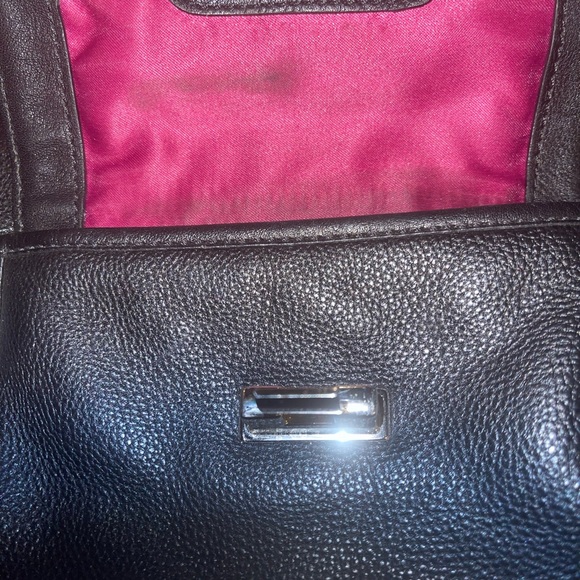 Cole Haan Black Pebble Leather Hand/Shoulder Bag - Picture 14 of 14